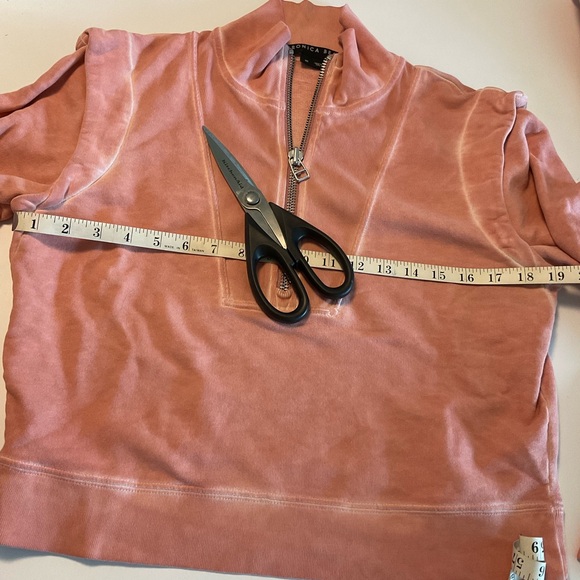 Veronica Beard lounge / sweatsuit set, peach color, 100% comfy cotton, Size XS - Picture 14 of 16